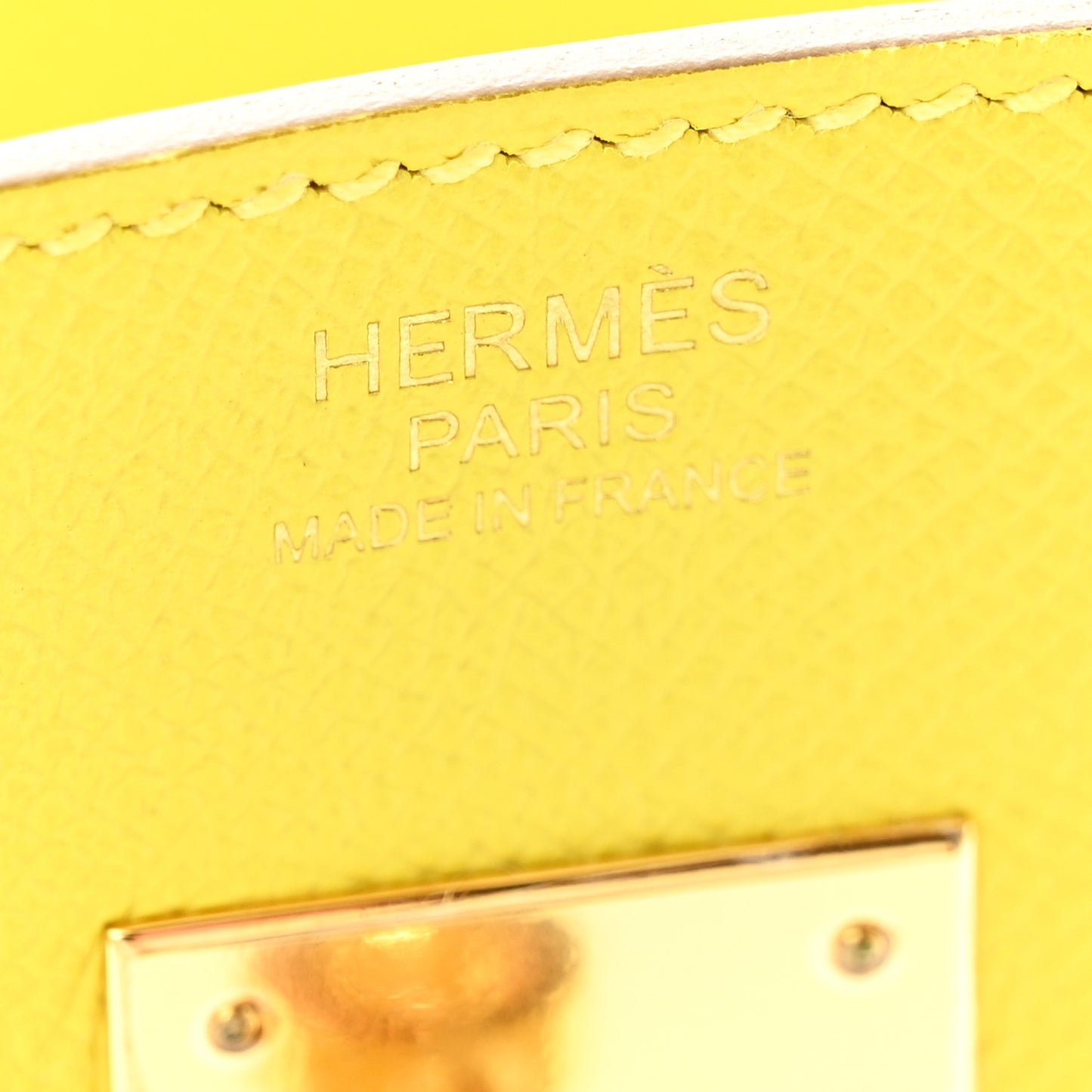 Epsom Birkin 30 Lime