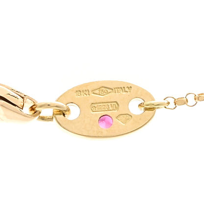 Roberto Coin 18K Yellow Gold Diamond Principessa Flower Station Necklace 5 of 6