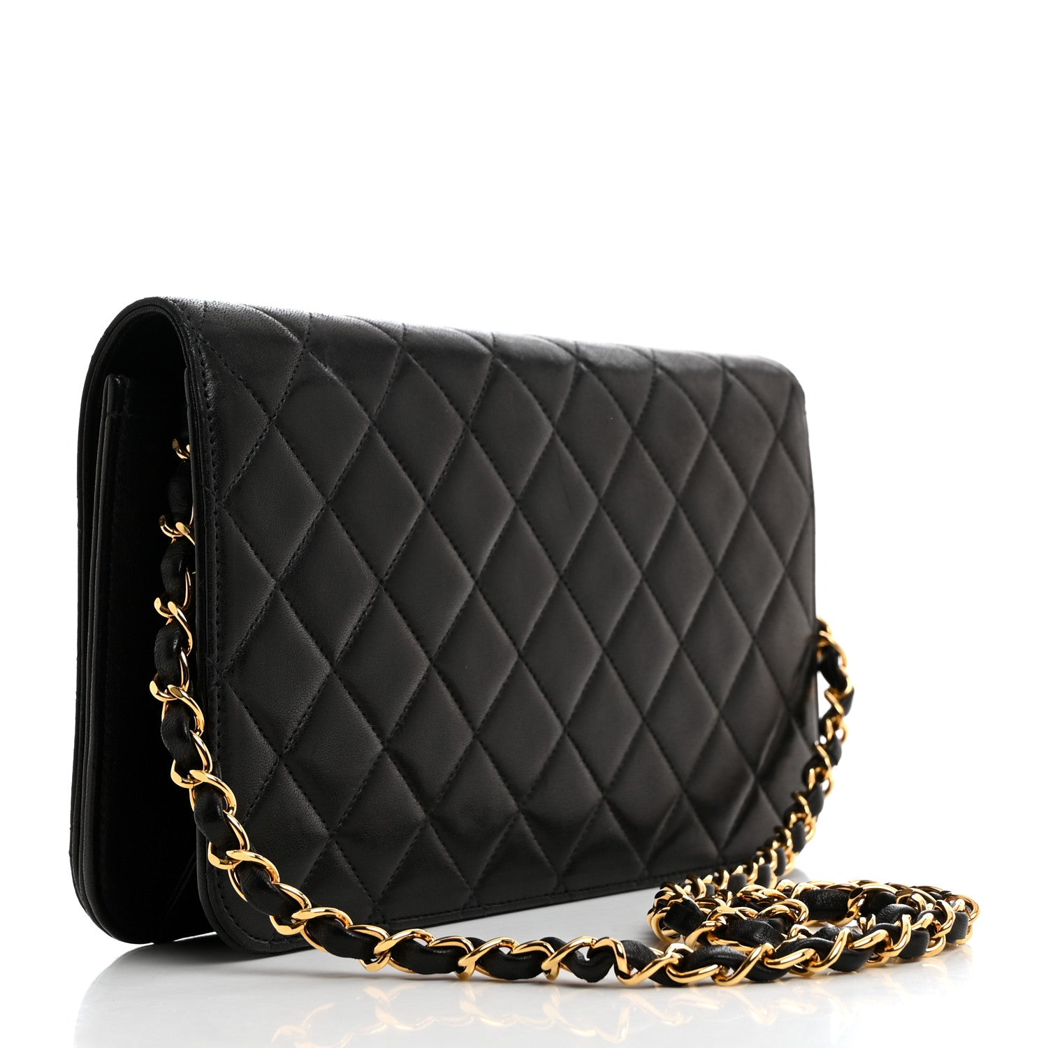Chanel Lambskin Quilted Small Single Flap Bag Black 3 of 10