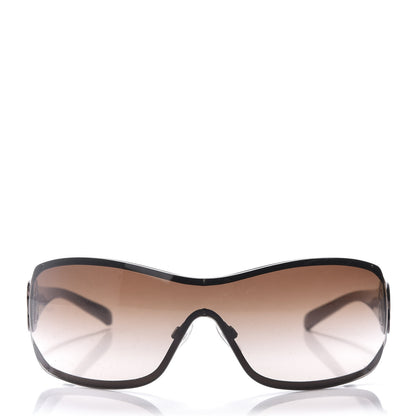 Chanel Swarovski Crystal Camellia CC Sunglasses 4164-B Bronze 3 of 7