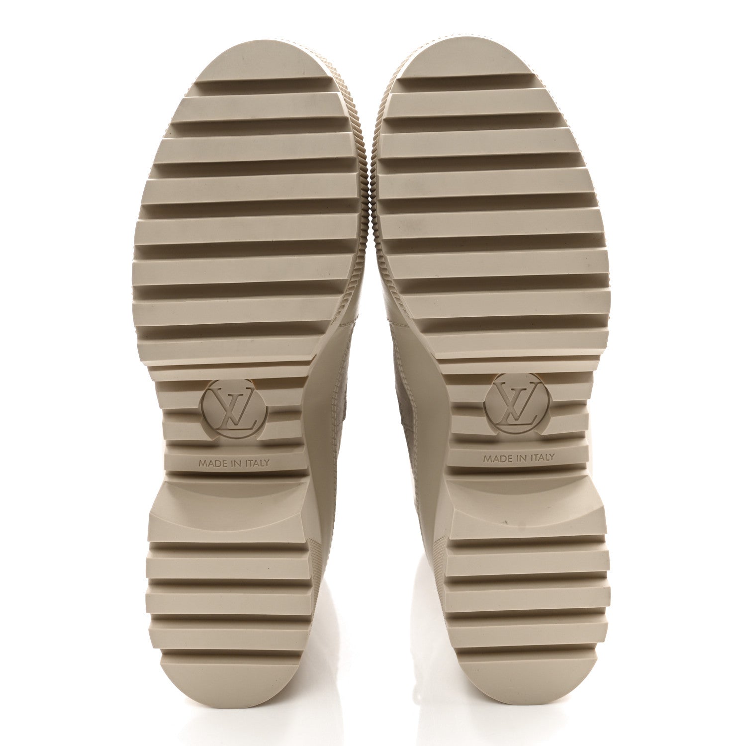 Louis Vuitton Suede Calfskin Laureate Platform Desert Boots 38 Taupe 5 of 10