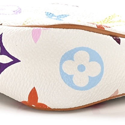 Louis Vuitton Monogram Multicolor Pochette Accessories White 9 of 9