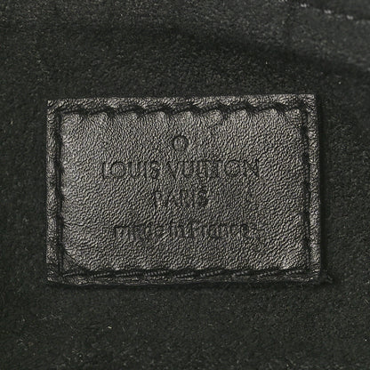 Louis Vuitton Monogram Flower Zipped Tote PM Black 6 of 9