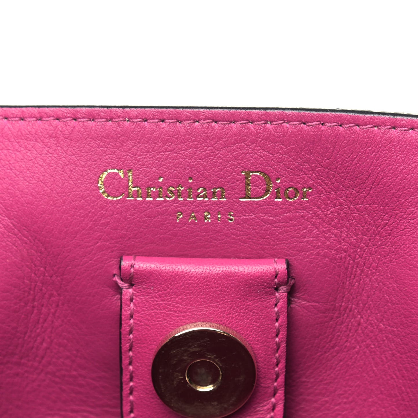Bullcalf Large Diorissimo Tote Black Rose Indien