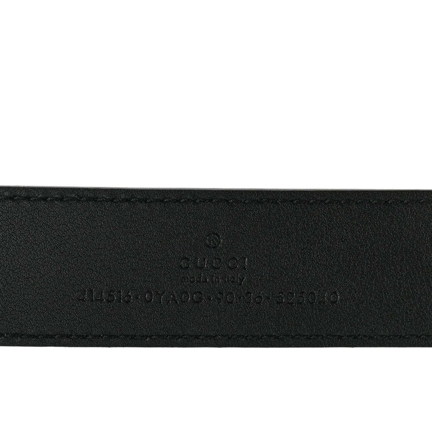 Gucci Plutone Calfskin Double G 30mm Belt 90 36 Black 3 of 3