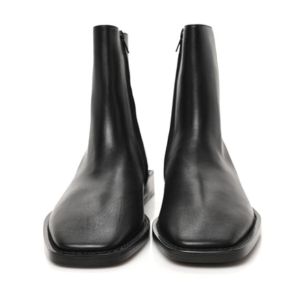 Balenciaga Calfskin Soft Rim Ankle Booties 38 Black 2 of 9