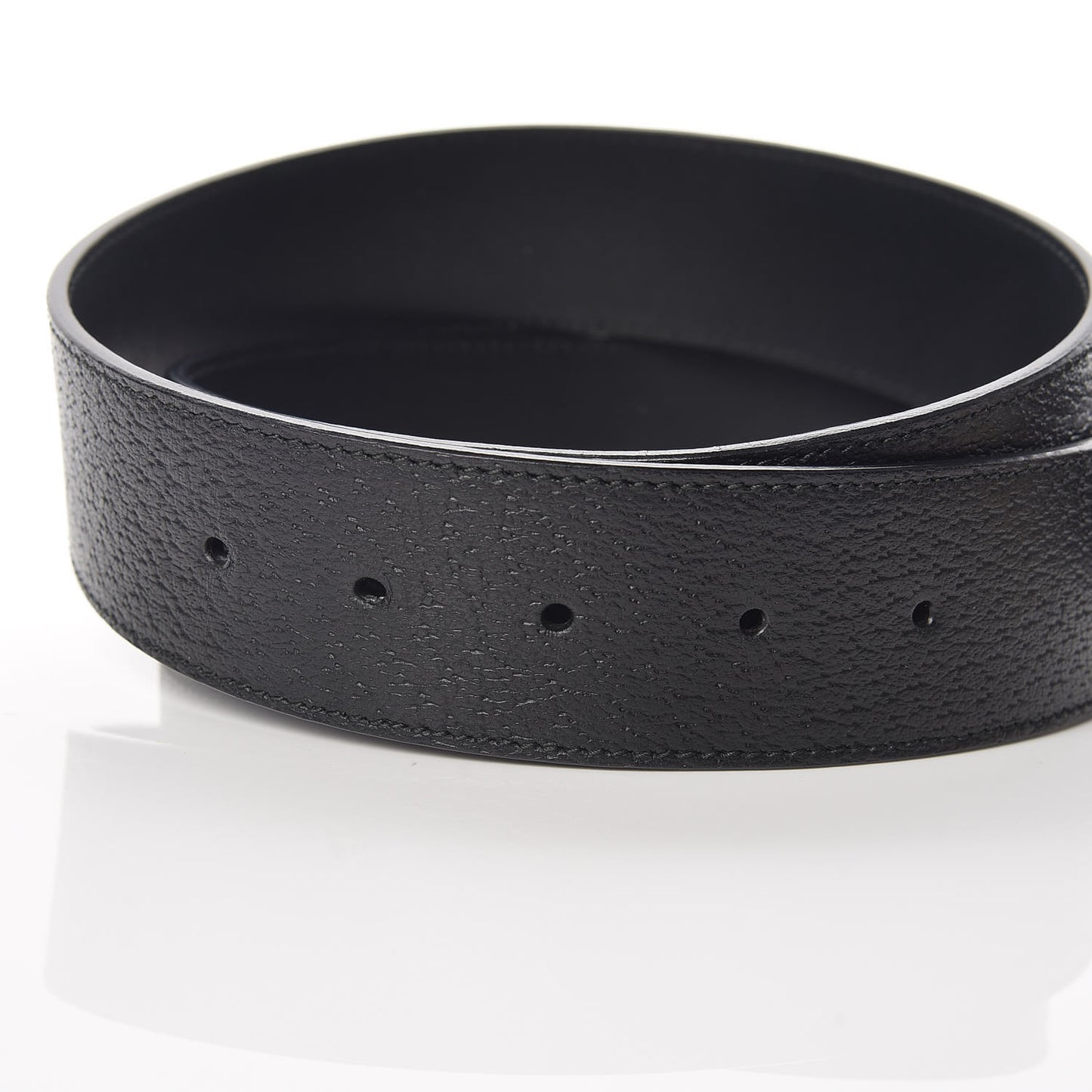 Textured Calfskin Double G 40mm Belt 95 38 Black