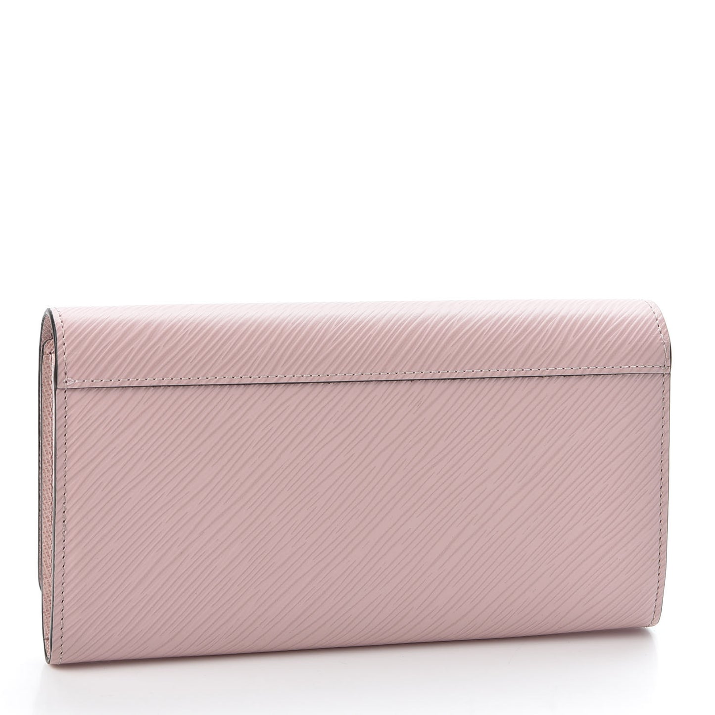 Epi Twist Wallet Rose Ballerine