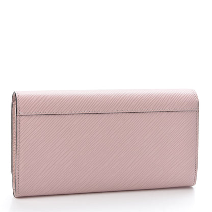 Louis Vuitton Epi Twist Wallet Rose Ballerine 2 of 8
