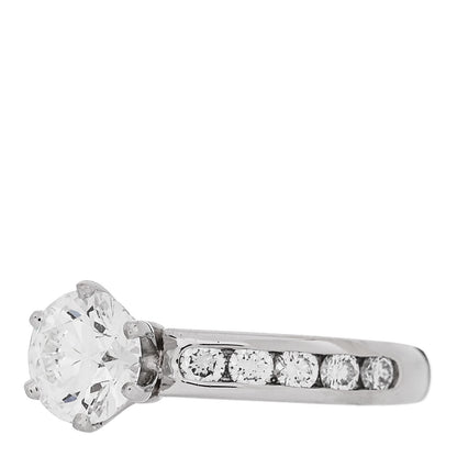 Tiffany Platinum Diamond .99ct Channel-Set Engagement Ring 47 4.25 3 of 6
