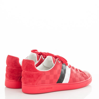 Louis Vuitton Damier Infini Frontrow Sneakers 36.5 Rouge 4 of 8