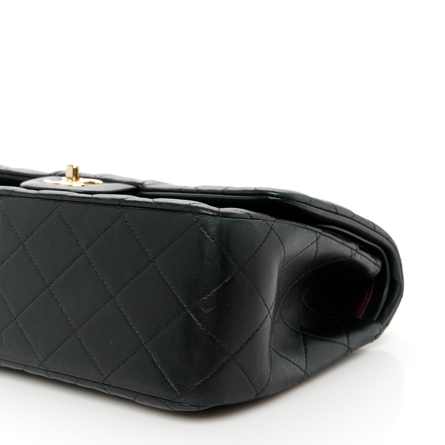 Chanel Lambskin Quilted Jumbo Double Flap Black 11 of 11