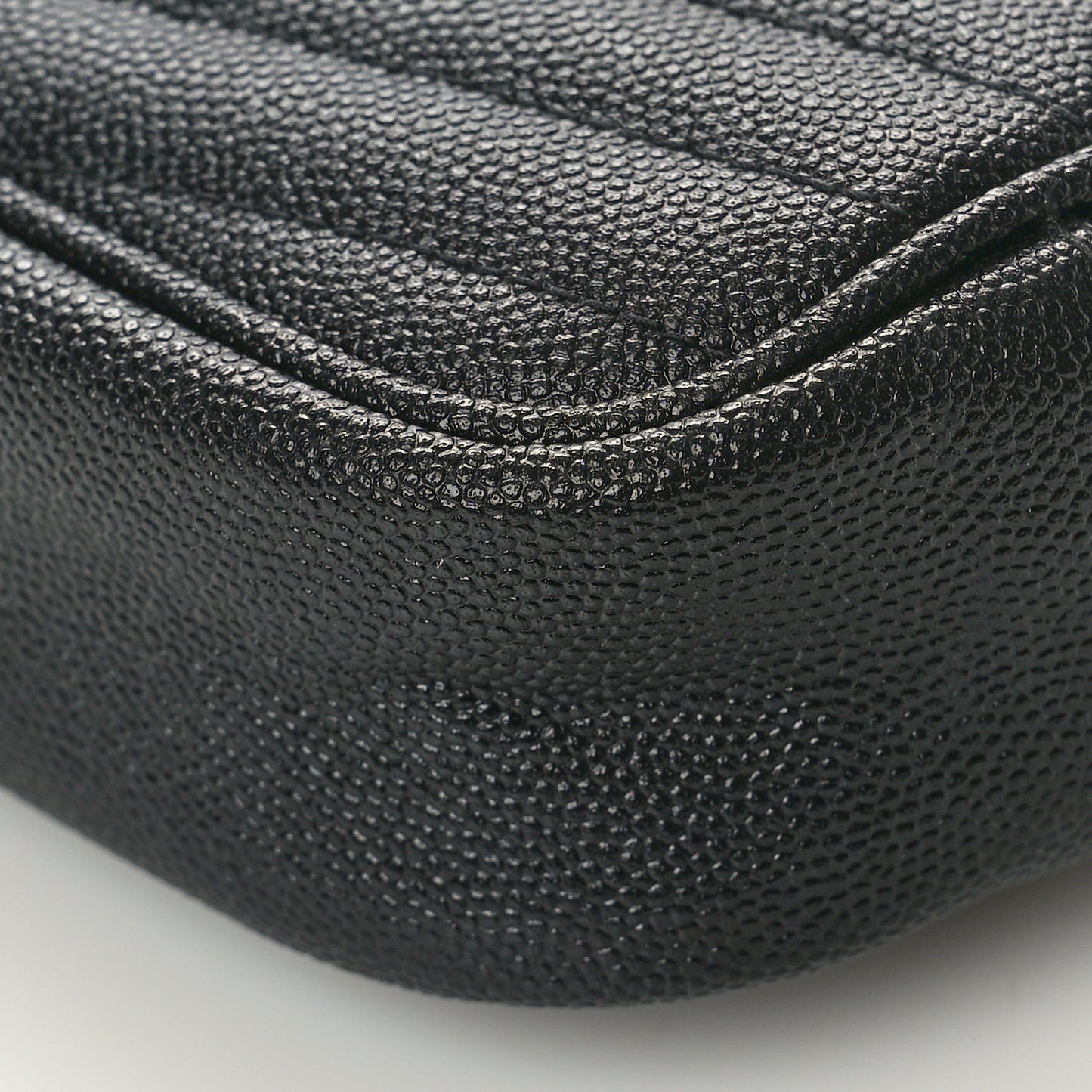 Grain De Poudre Matelasse Monogram Mini Lou Camera Bag Black