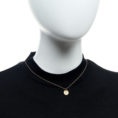 David Yurman 18K Yellow Gold Diamond Initial K Charm Pendant Necklace 2 of 6