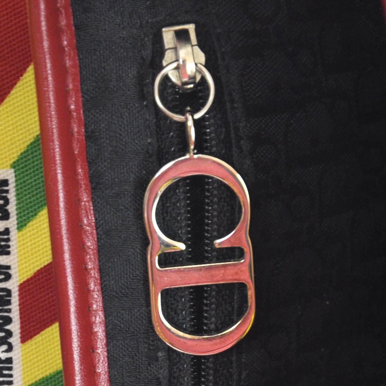 Christian Dior Canvas Bob Marley Saddle Bag Multicolor 9 of 10