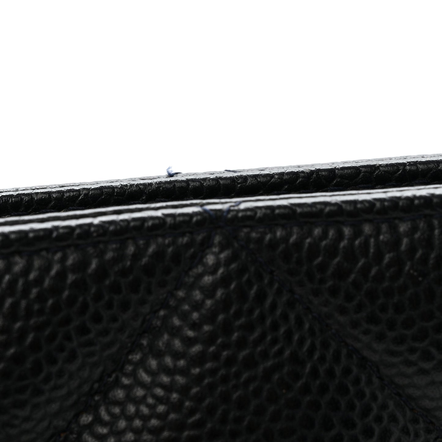 Caviar Quilted Medallion Tote Navy