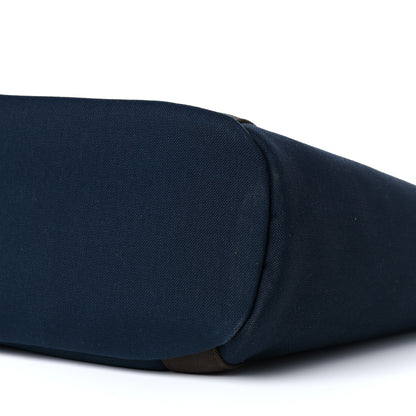 Hermes Toile Sac De Pansage Groom Bleu Navy Feu 13 of 14