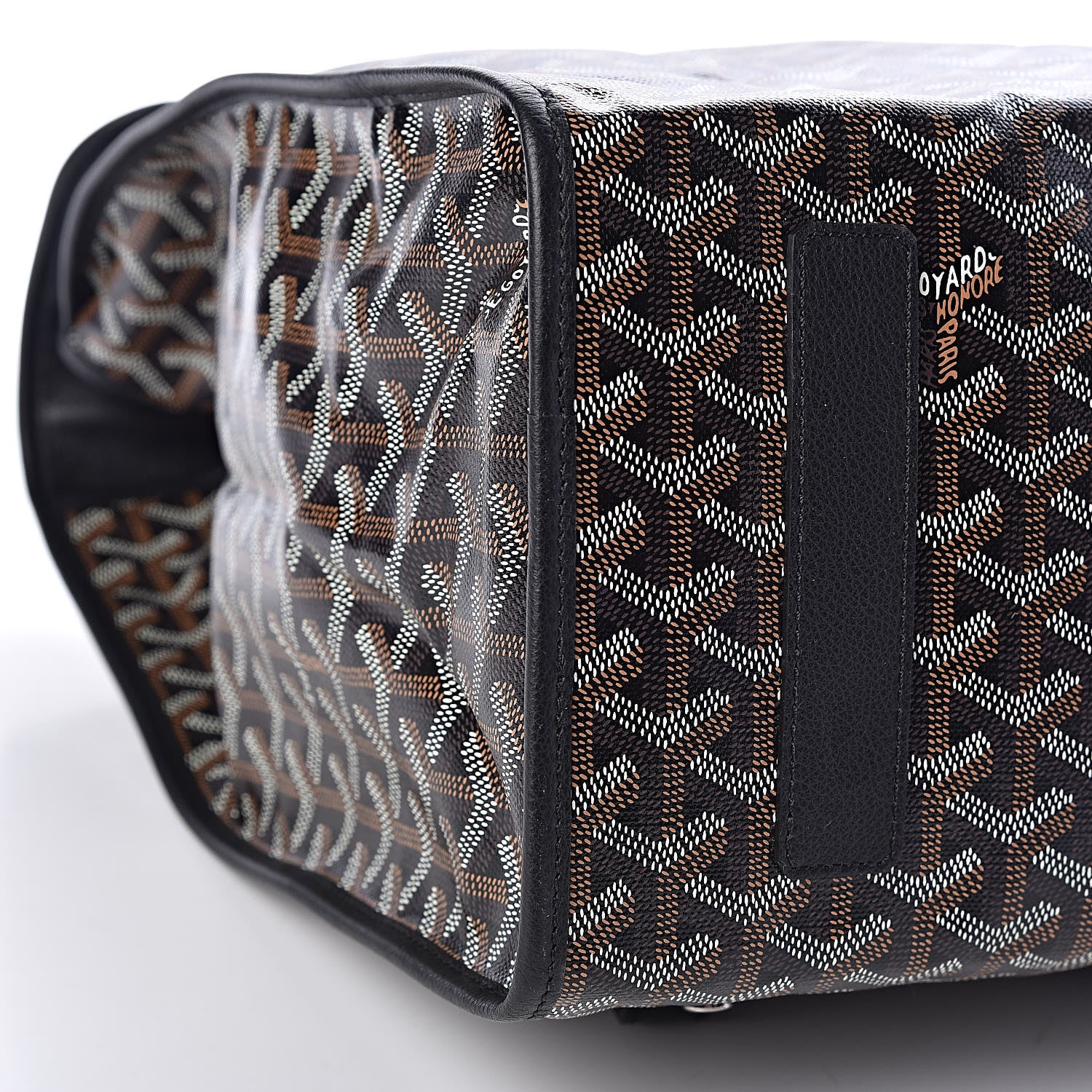 Goyard Goyardine Saint Leger Soft Briefcase Backpack Black 8 of 9