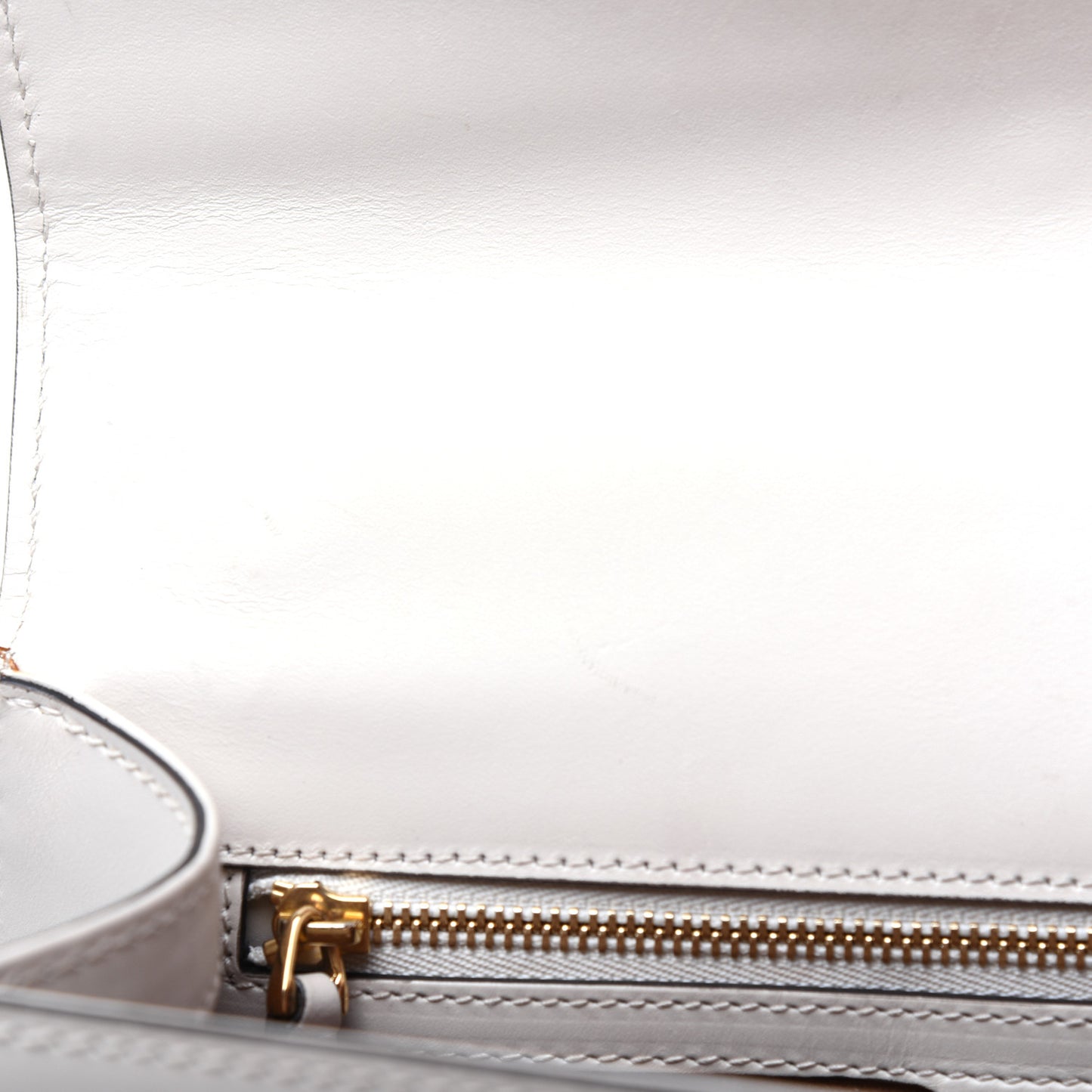 Calfskin Small Sylvie Shoulder Bag Off White