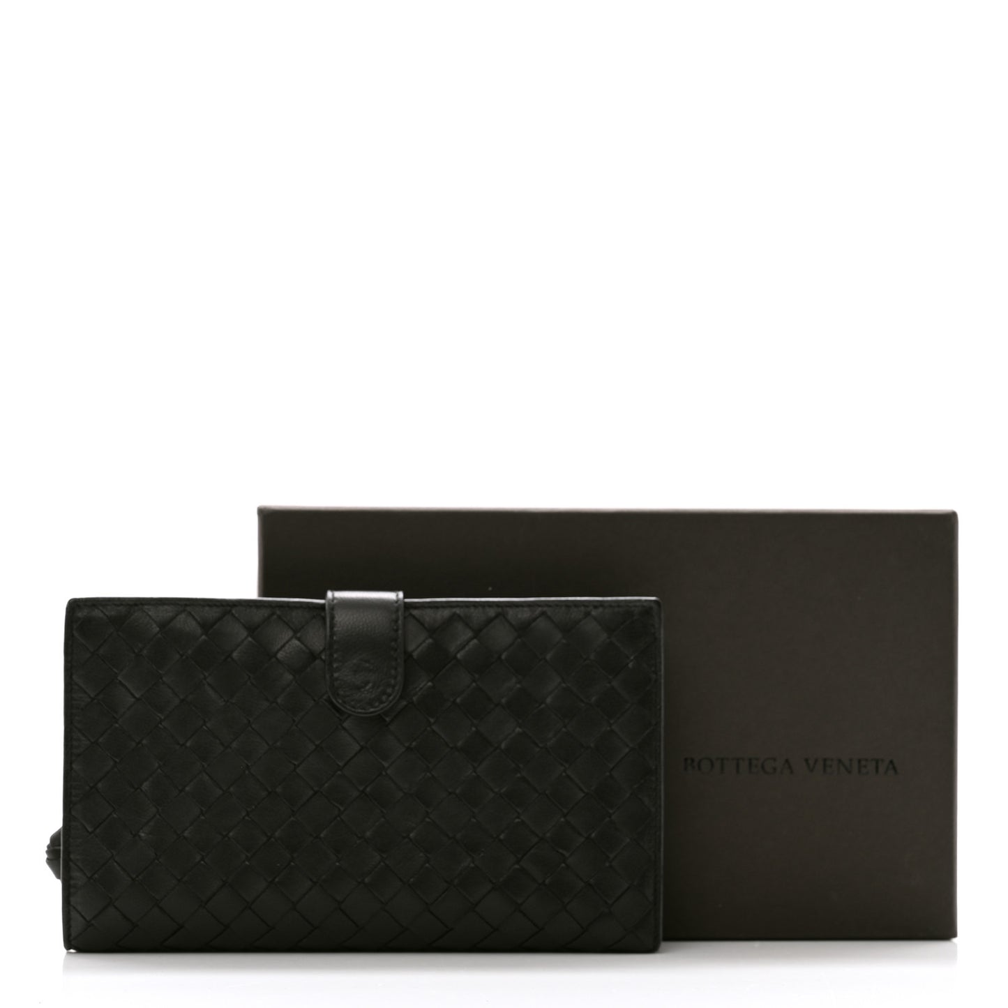 Nappa Intrecciato Wallet Black