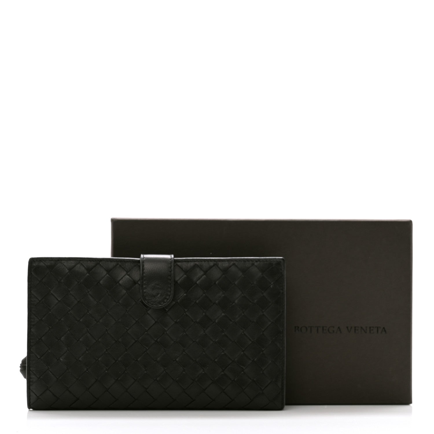 Bottega Veneta Nappa Intrecciato Wallet Black 8 of 8