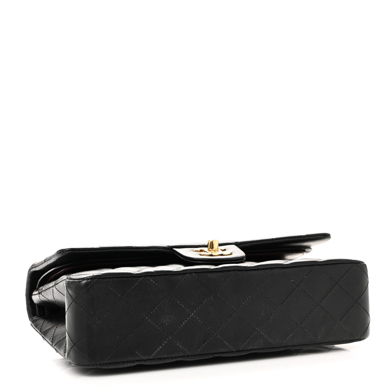 Chanel Lambskin Quilted Medium Double Flap Black 4 of 11