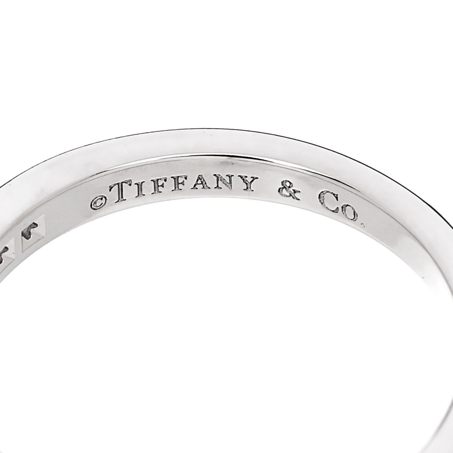 Platinum Diamond .25ctw Half Circle Wedding Band Ring 46 3.75