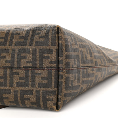 Fendi Zucca Spalmati Medium Roll Tote Tobacco Moro 10 of 18