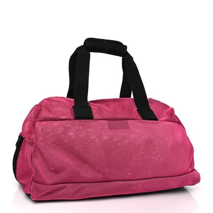 Saint Laurent Nylon Mesh Duffle Bag Fuchsia 3 of 8