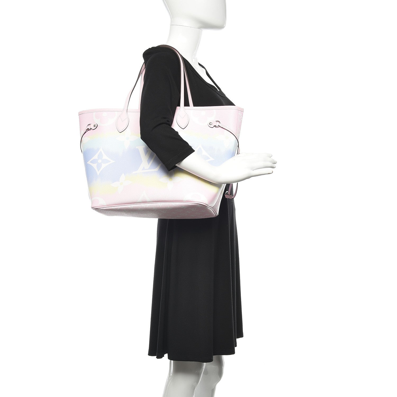 Louis Vuitton Monogram Escale Neverfull MM Pastel 2 of 11