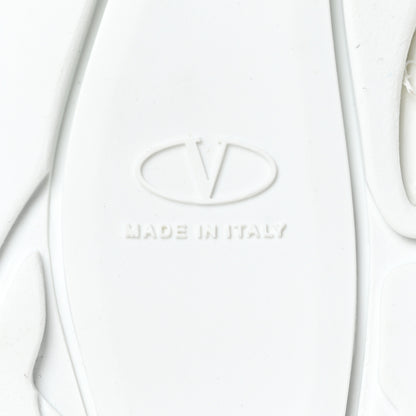 Valentino Garavani Calfskin VLTN Bounce Sneakers 37.5 White 7 of 9