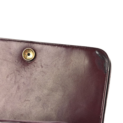 Chanel Lambskin Quilted Small Single Flap Bordeaux 14 of 16