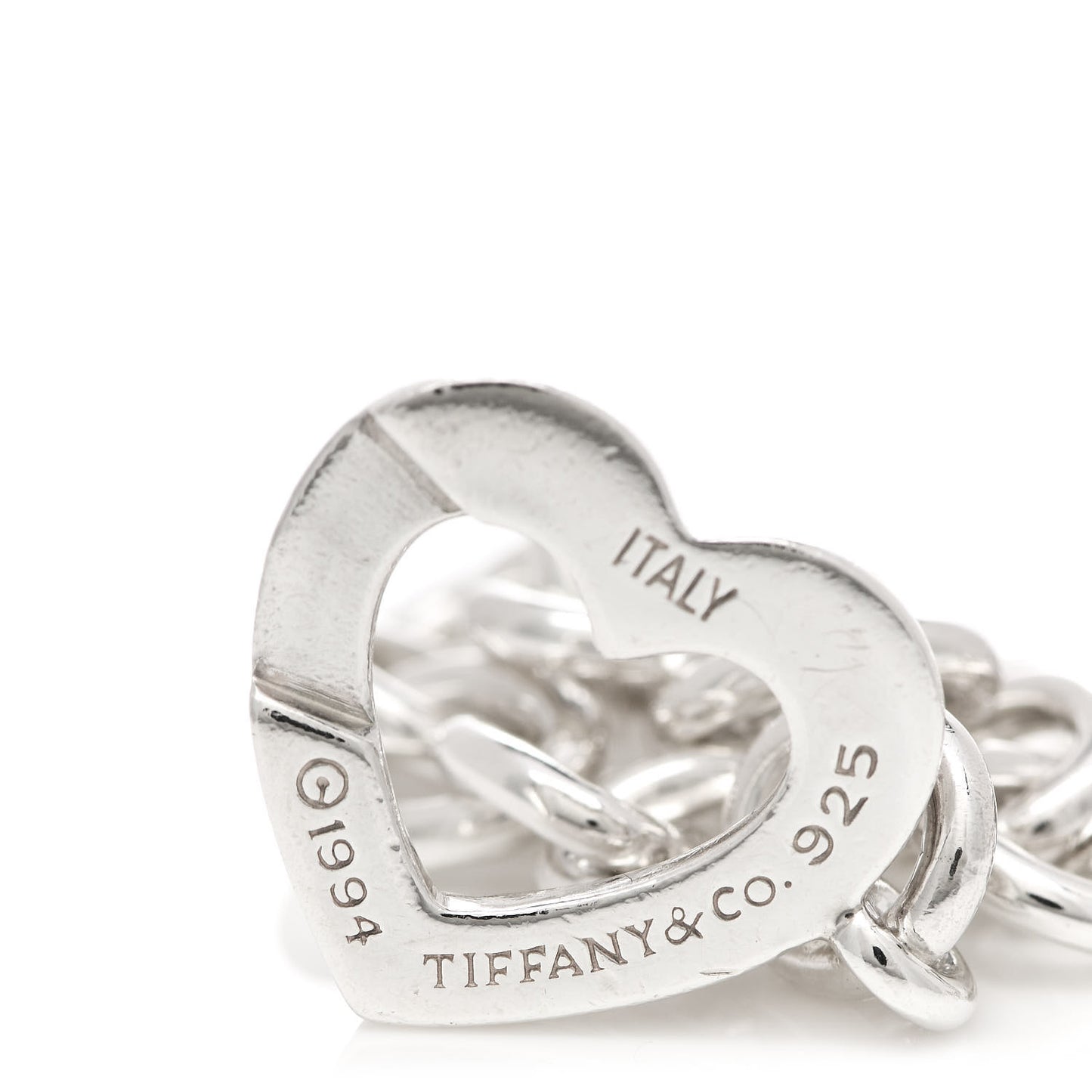 Sterling Silver Heart and Arrow Toggle Bracelet