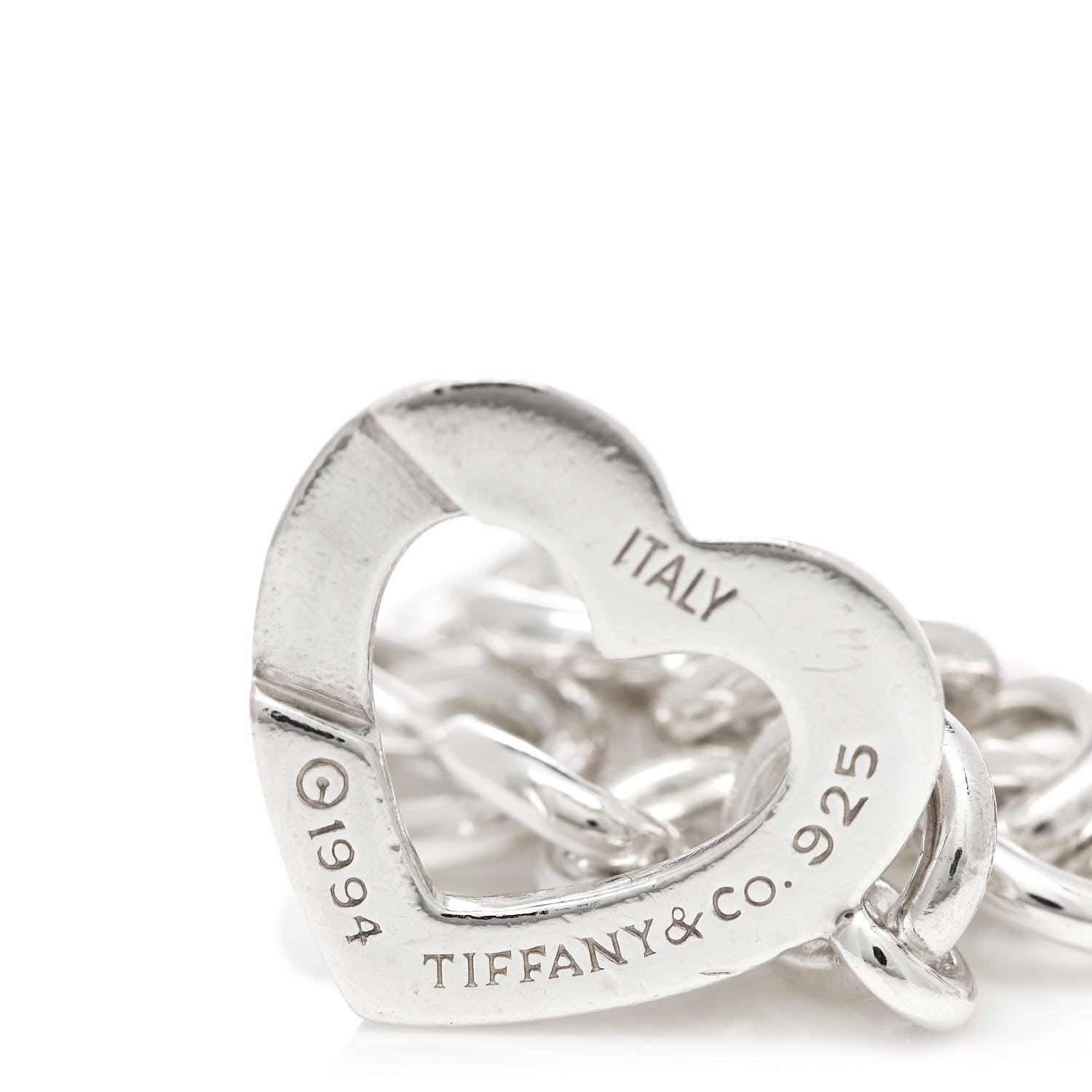 Tiffany Sterling Silver Heart and Arrow Toggle Bracelet 3 of 4