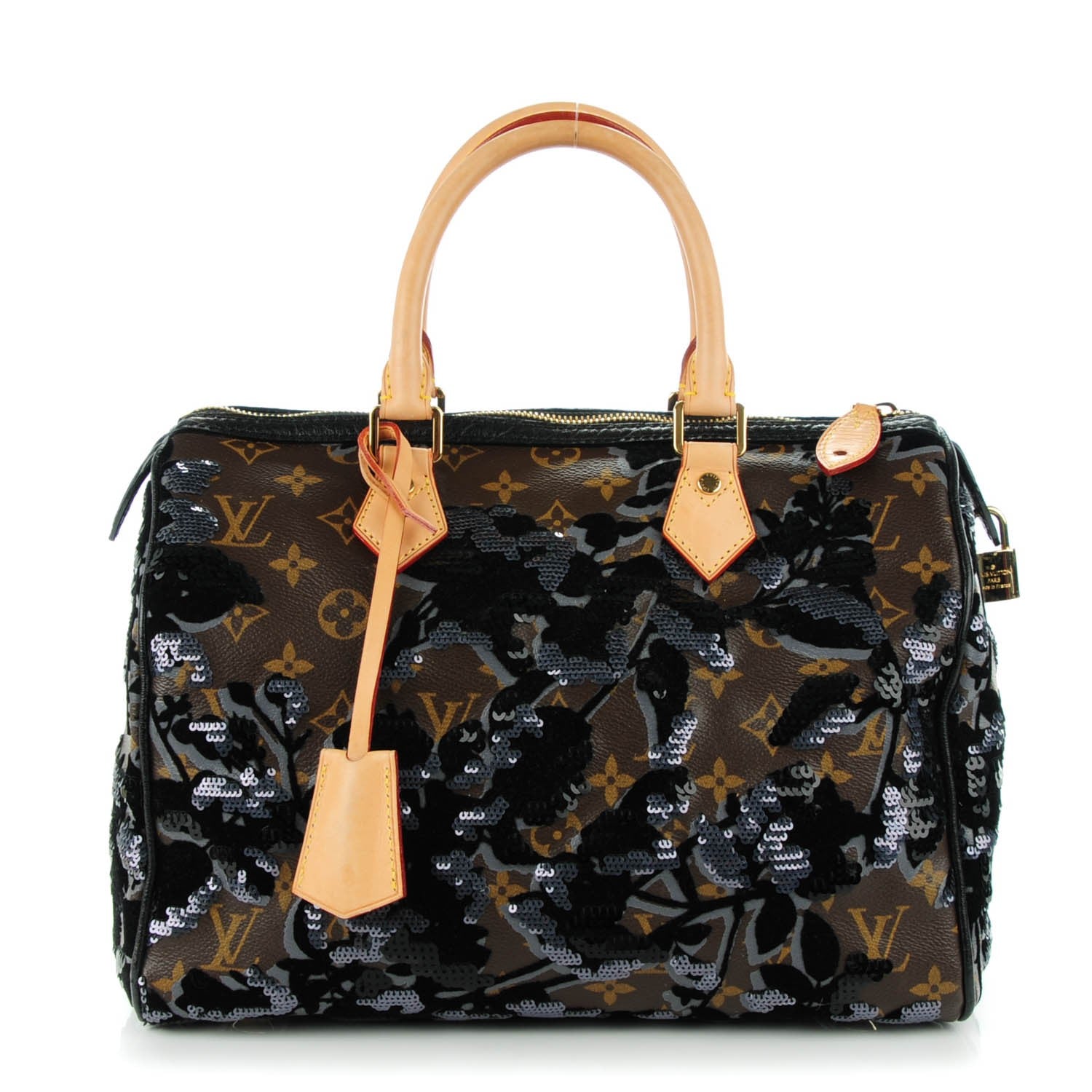 Louis Vuitton Monogram Fleur De Jais Sequins Speedy 30 1 of 8