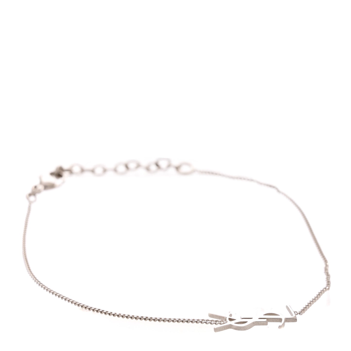 Monogram Charm Bracelet Silver