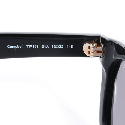 Tom Ford Campbell Sunglasses TF198 Black 3 of 5