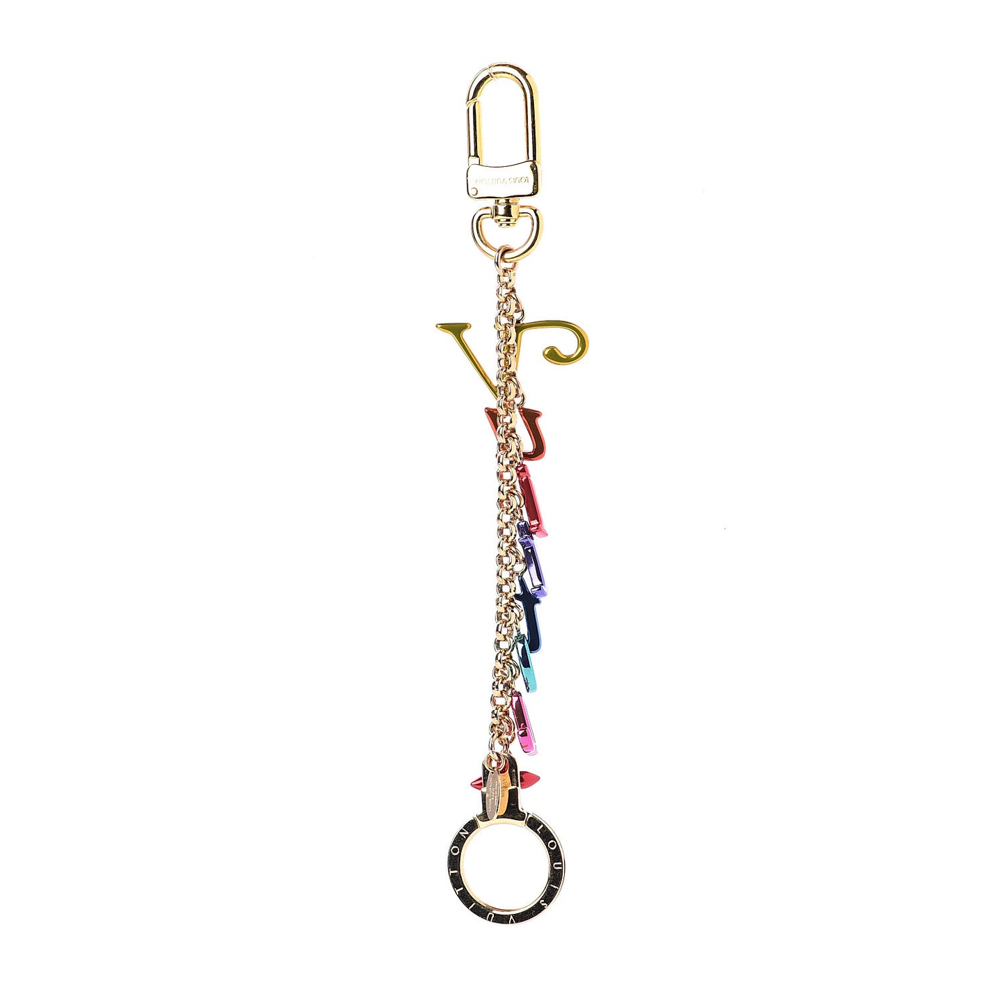 New Wave Key Chain Bag Charm Multicolor