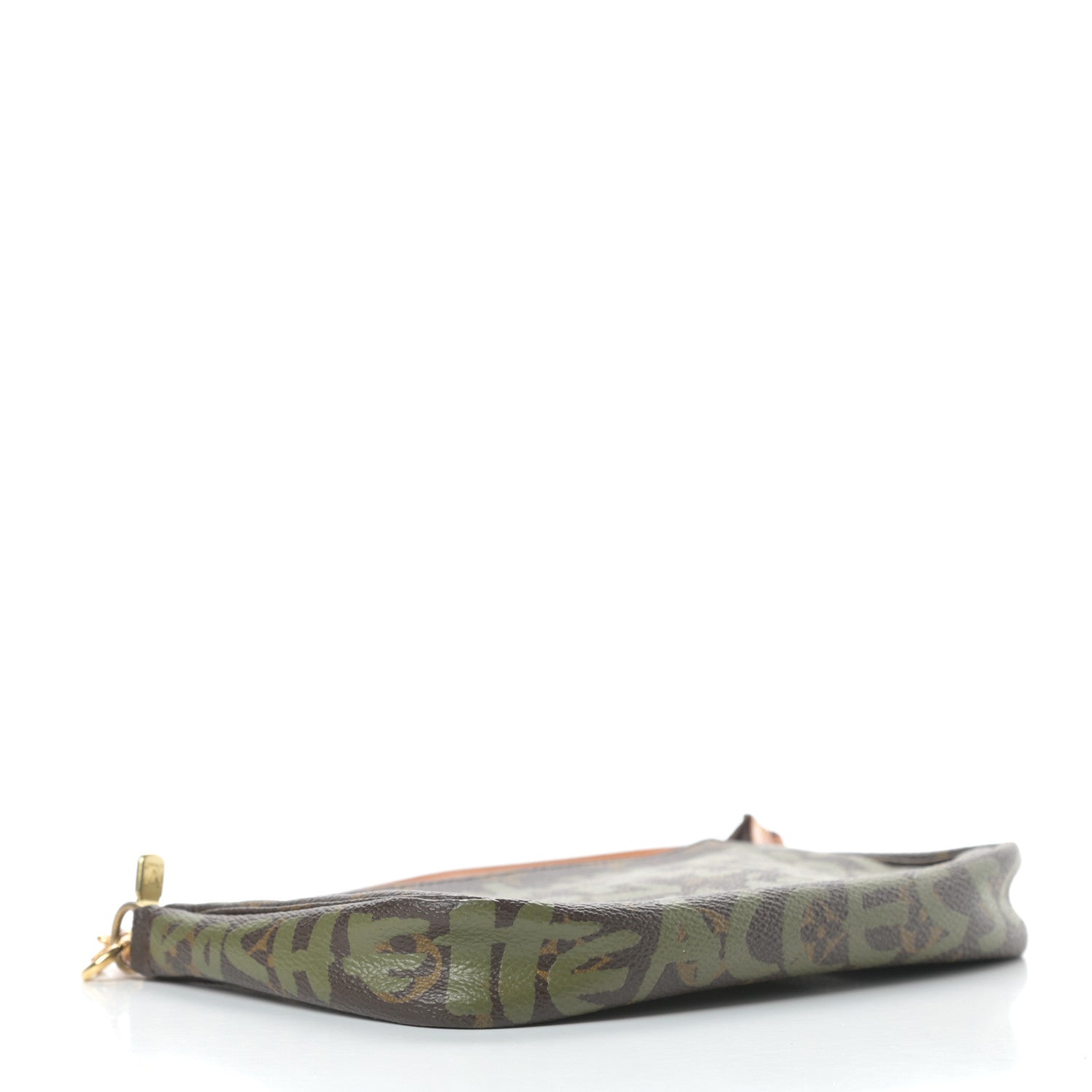 Louis Vuitton Monogram Graffiti Pochette Accessories Kaki 4 of 12