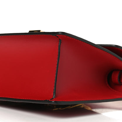 Gucci Calfskin Mini Sylvie Top Handle Bag Hibiscus Red 10 of 10