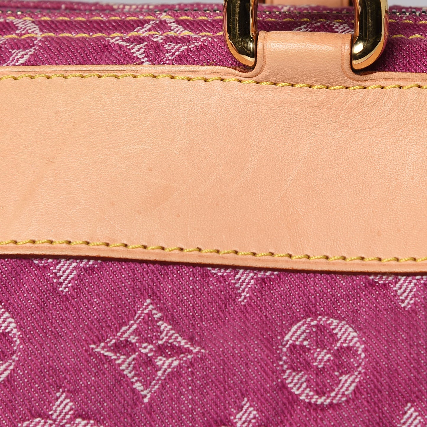 Monogram Denim Neo Speedy Fuchsia