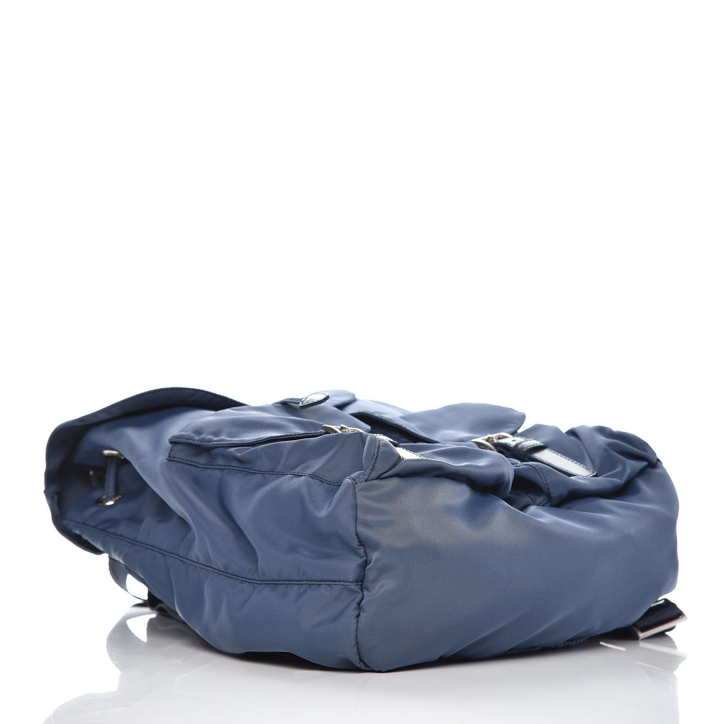 Tessuto Nylon Vela Medium Backpack Blue