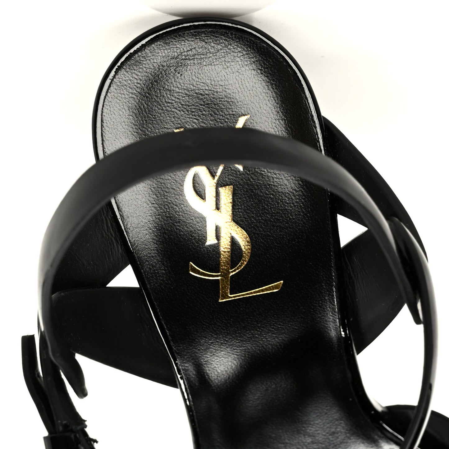 Patent Tribute 75 Platform Sandals 38.5 Black