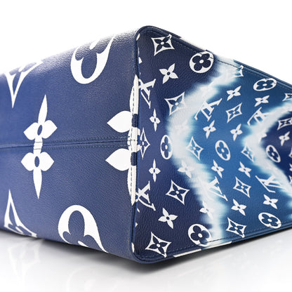 Louis Vuitton Monogram Escale Onthego GM Blue 9 of 12