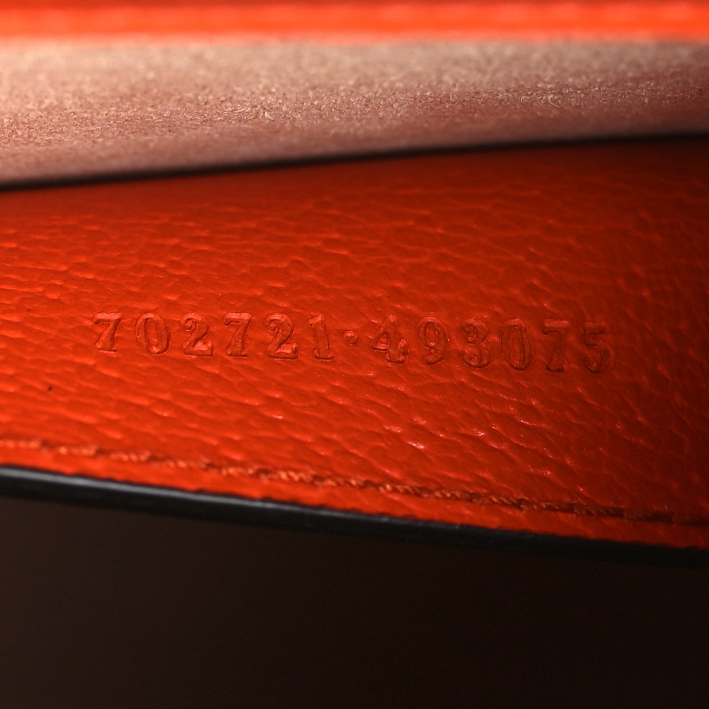 Textured Dollar Calfskin Web Small Diana Tote Bag Deep Orange Spicy Cyclamin