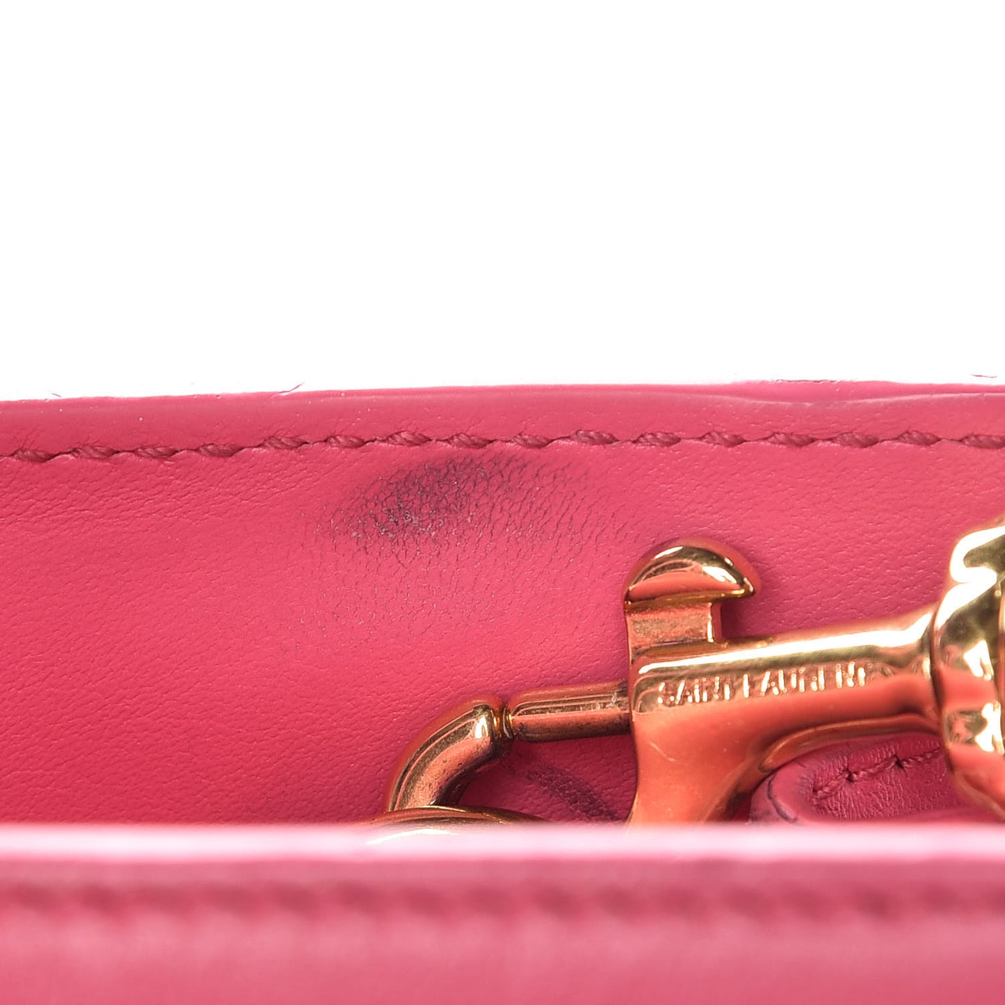 Calfskin Nano Sac De Jour Lipstick Fuchsia