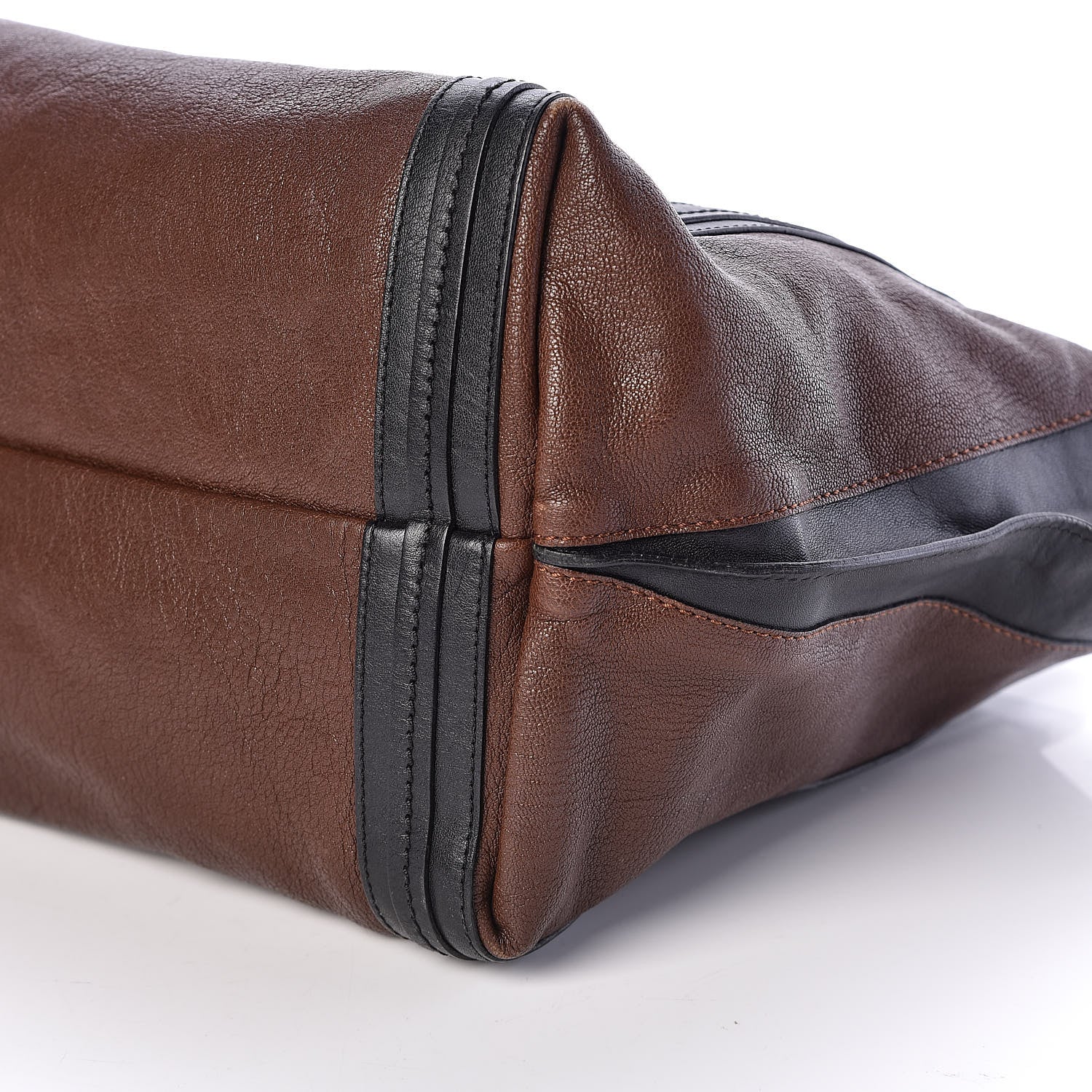 Chloe Calfskin Small Alison East West Tote Coffee Shot 9 of 9