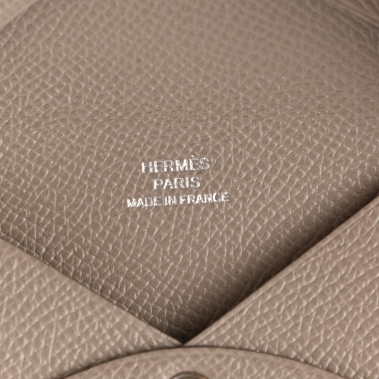 Epsom Calvi Card Case Etoupe