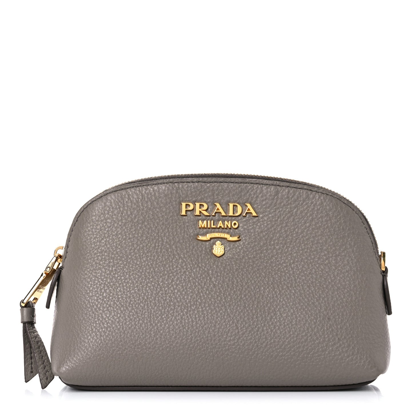 Vitello Daino Cosmetic Pouch Argilla