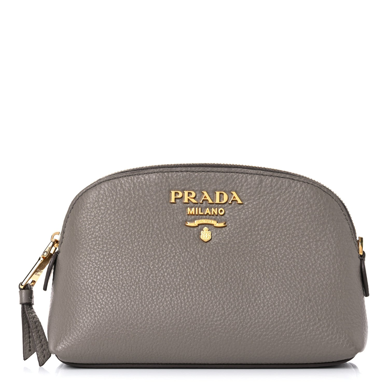 Prada Vitello Daino Cosmetic Pouch Argilla 1 of 8